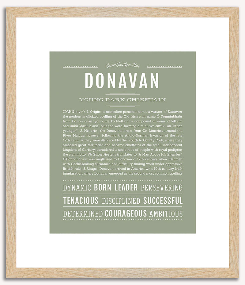 Donavan | Name Art Print