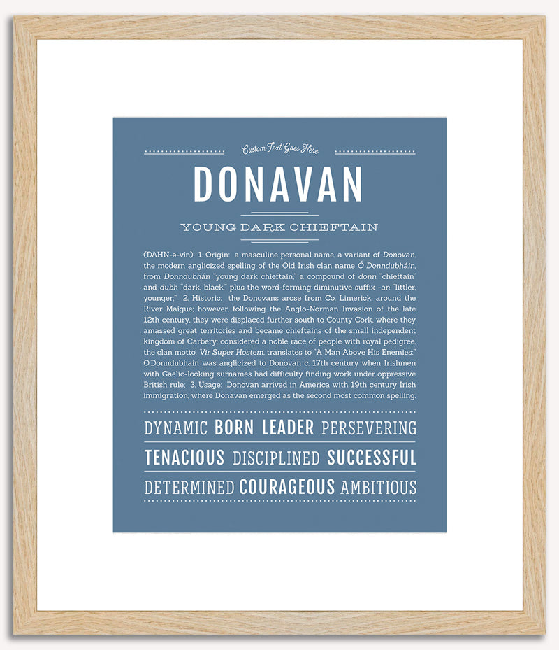 Donavan | Name Art Print