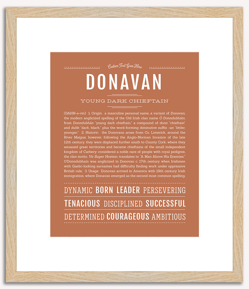 Donavan | Name Art Print