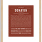 Donavin | Name Art Print