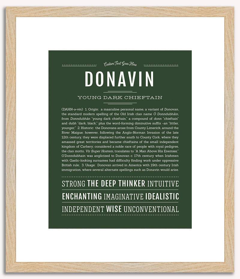 Donavin | Name Art Print