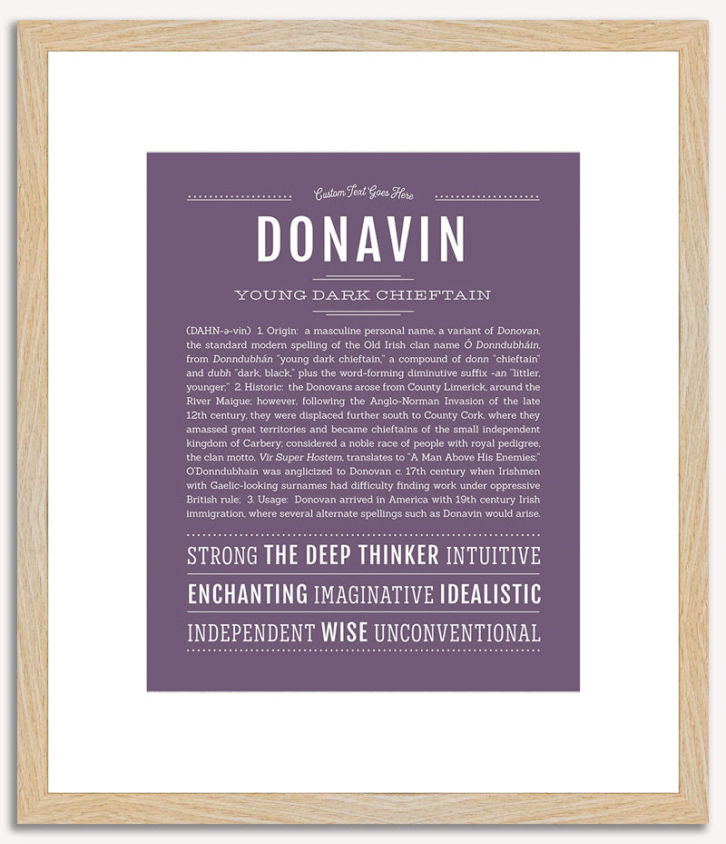 Donavin | Name Art Print