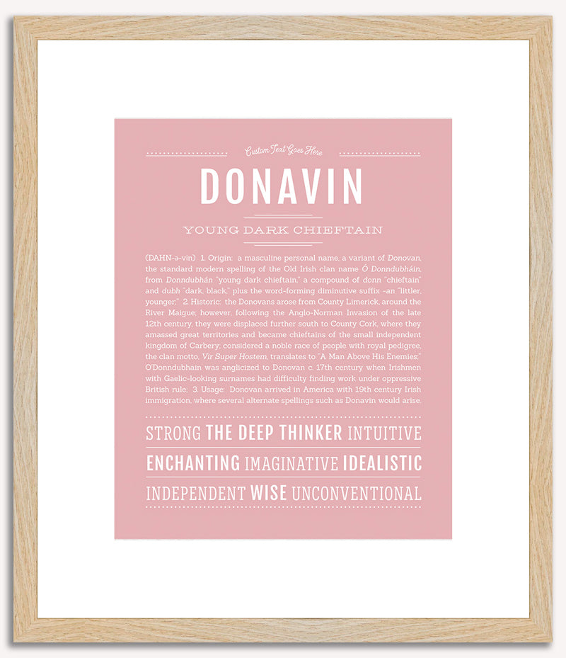 Donavin | Name Art Print