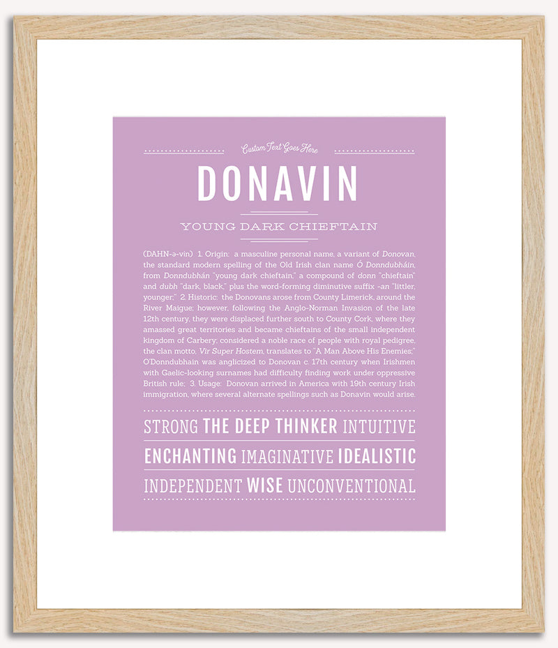 Donavin | Name Art Print