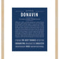 Donavin | Name Art Print