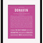 Frame Options | Dark Pink | Black Frame, Matted