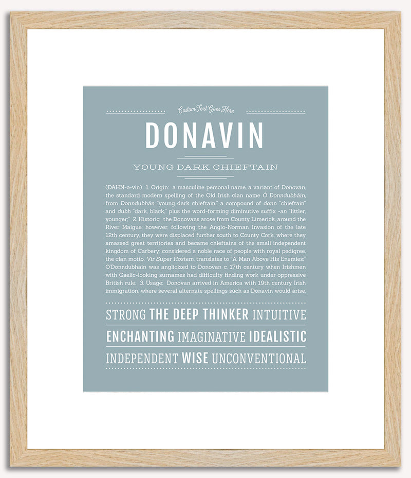 Donavin | Name Art Print