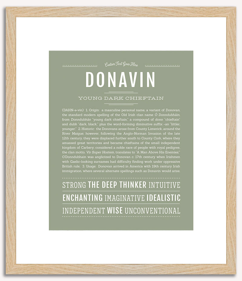 Donavin | Name Art Print