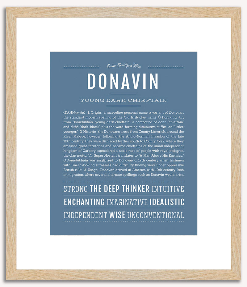 Donavin | Name Art Print