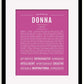 Frame Options | Dark Pink | Black Frame, Matted