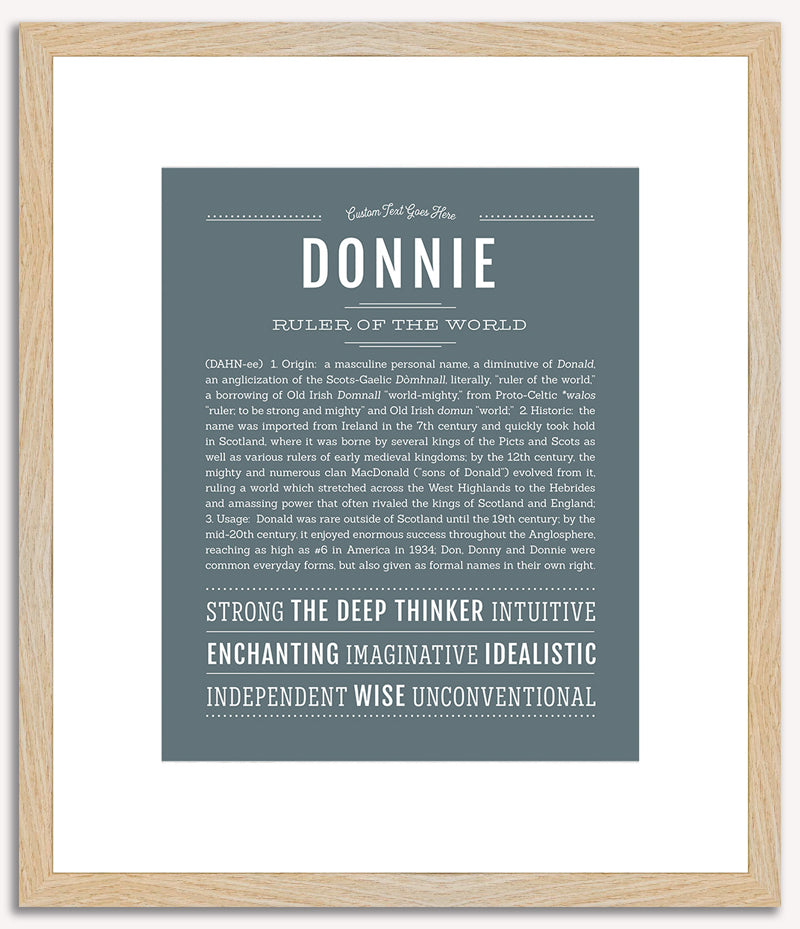 Donnie | Name Art Print