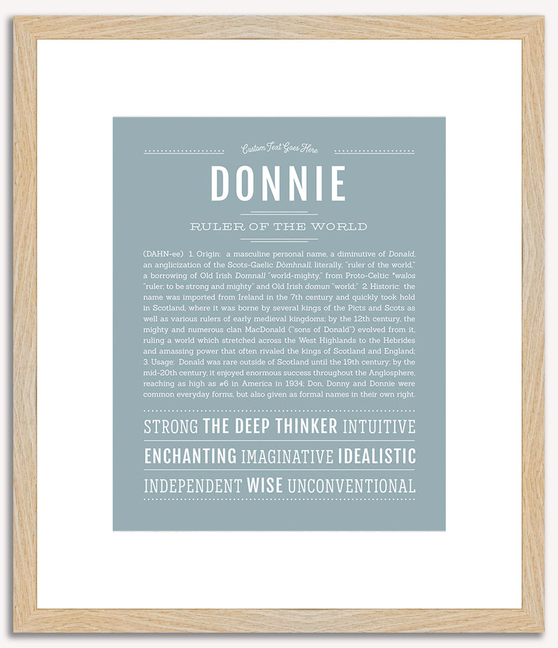 Donnie | Name Art Print