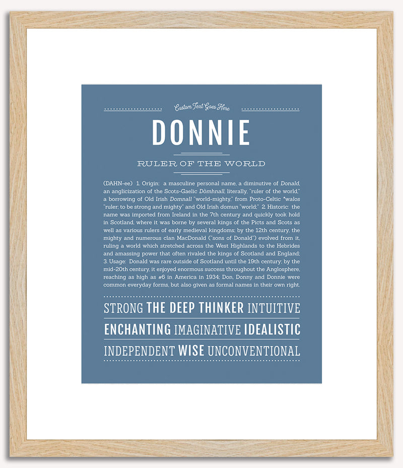 Donnie | Name Art Print