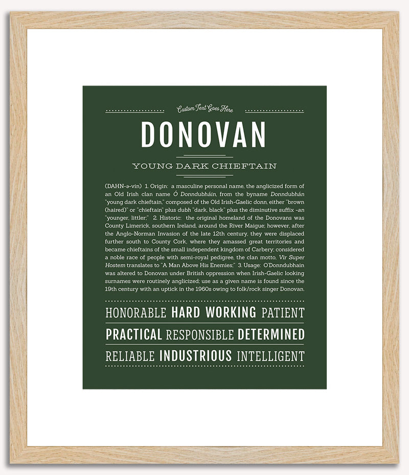 Donovan | Name Art Print