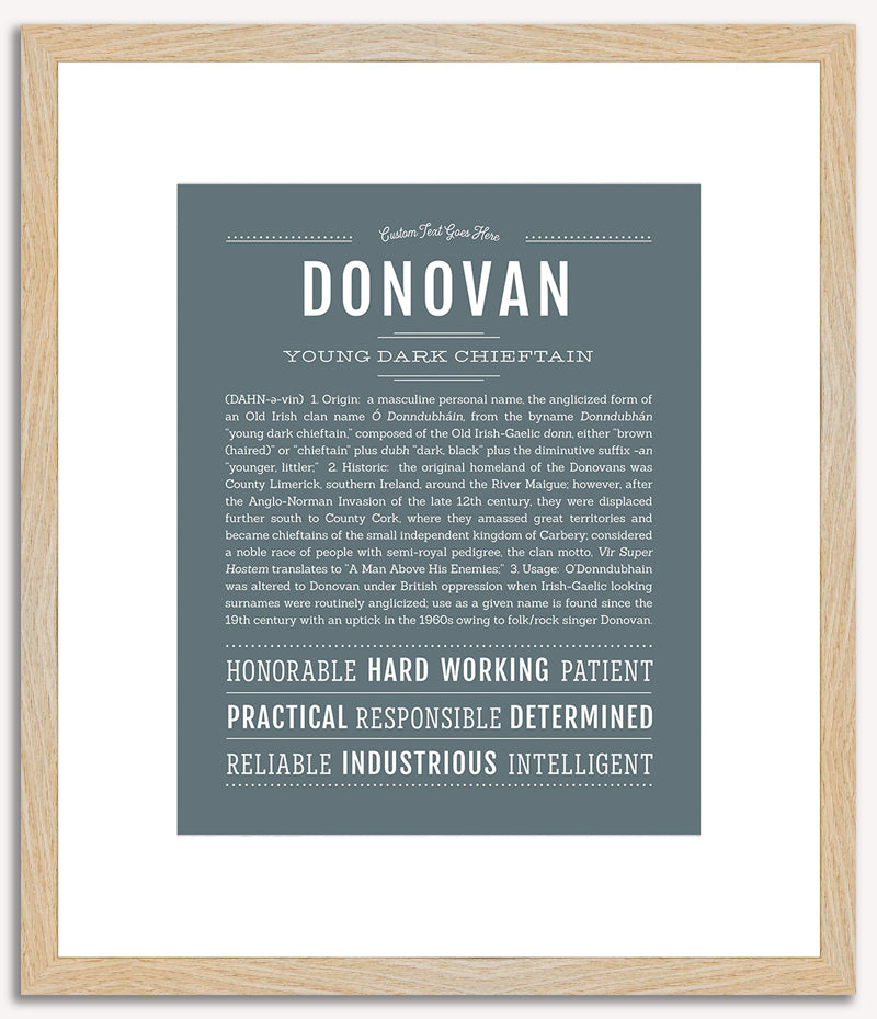 Donovan | Name Art Print