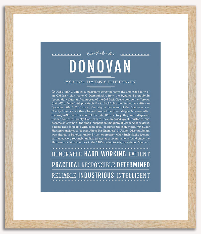 Donovan | Name Art Print