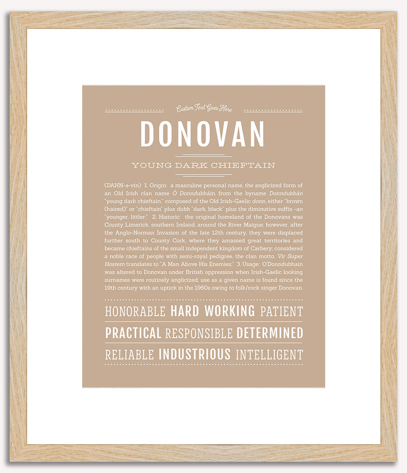 Donovan | Name Art Print