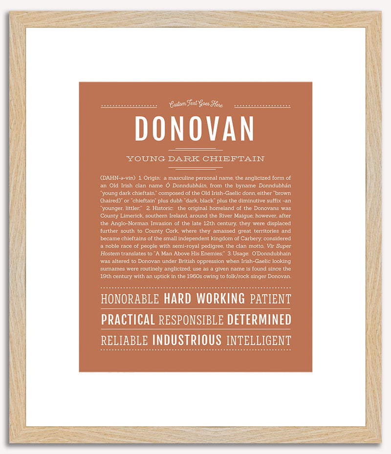 Donovan | Name Art Print