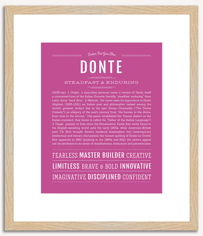 Donte | Name Art Print