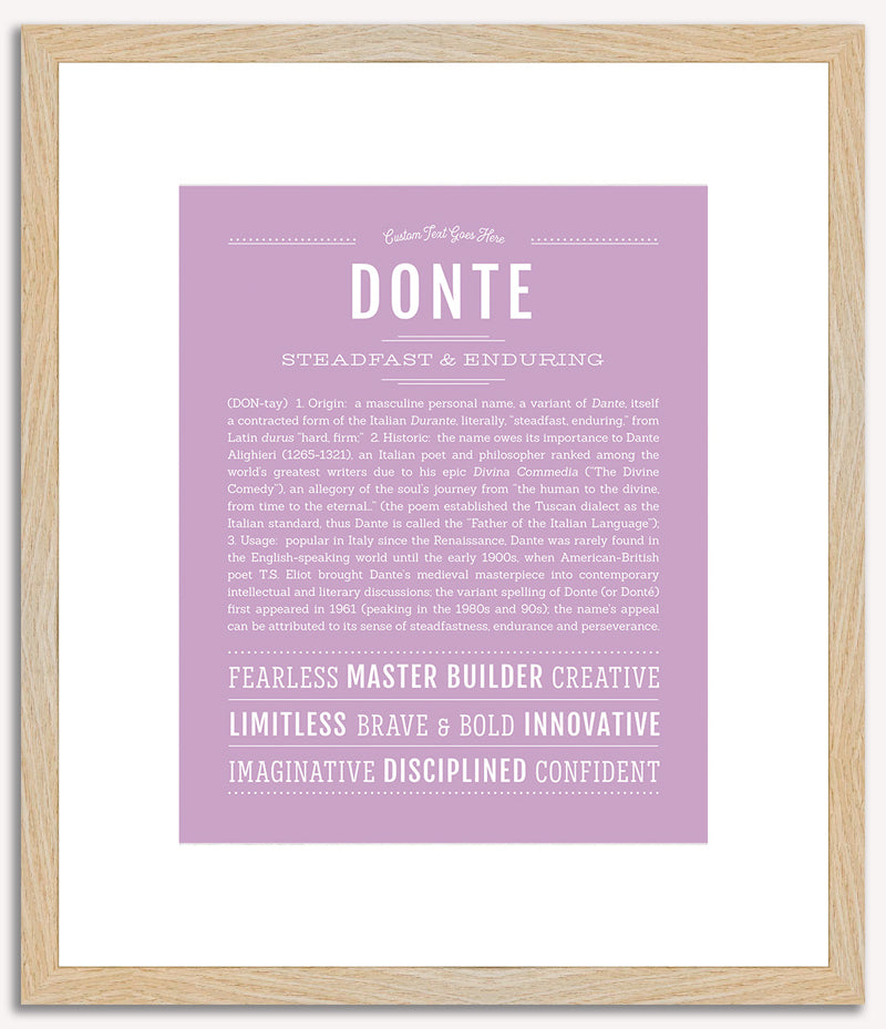 Donte | Name Art Print