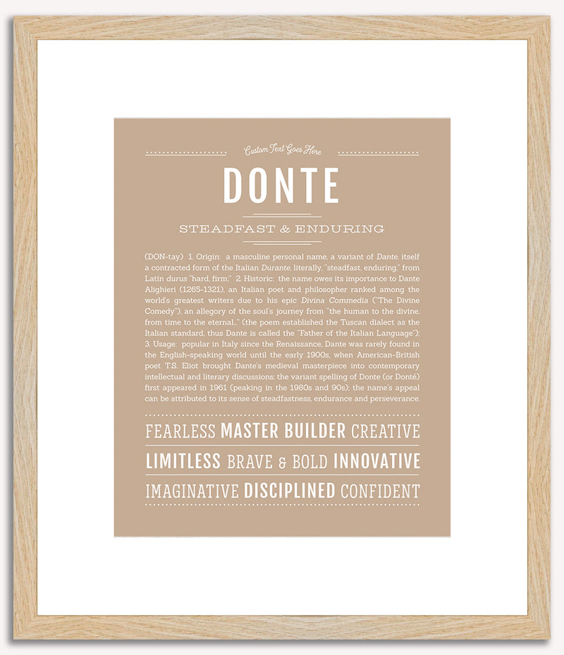 Donte | Name Art Print