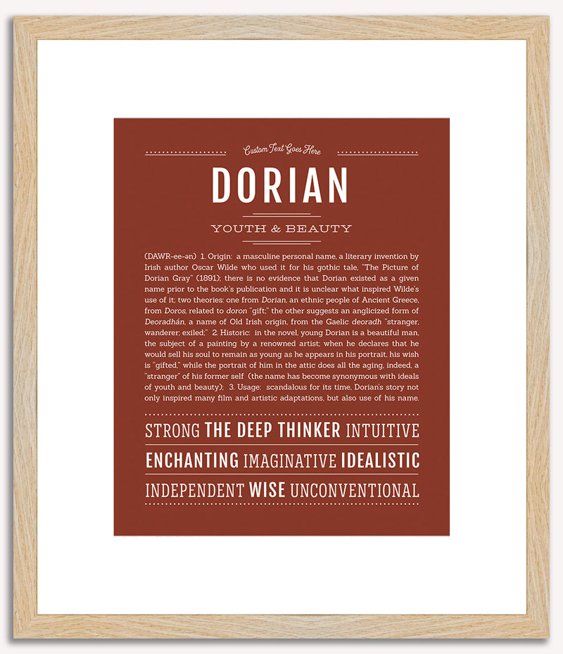 Dorian | Name Art Print