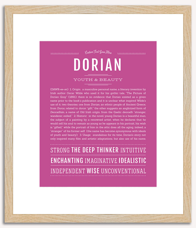 Dorian | Name Art Print