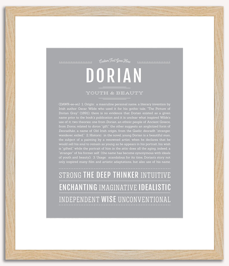 Dorian | Name Art Print