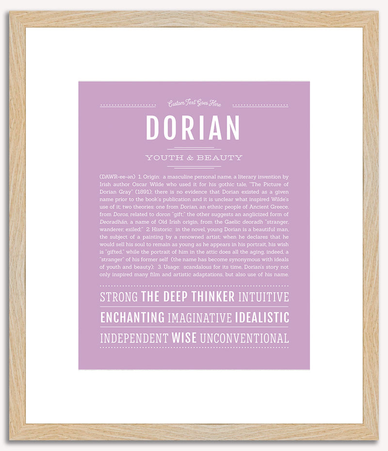 Dorian | Name Art Print