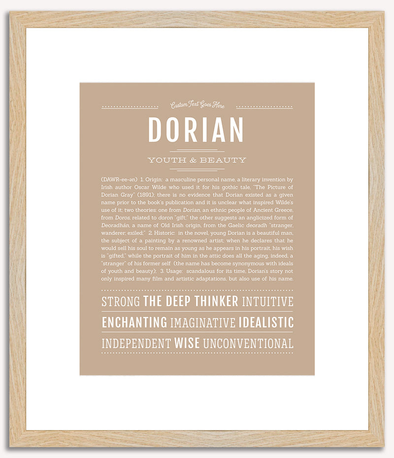 Dorian | Name Art Print