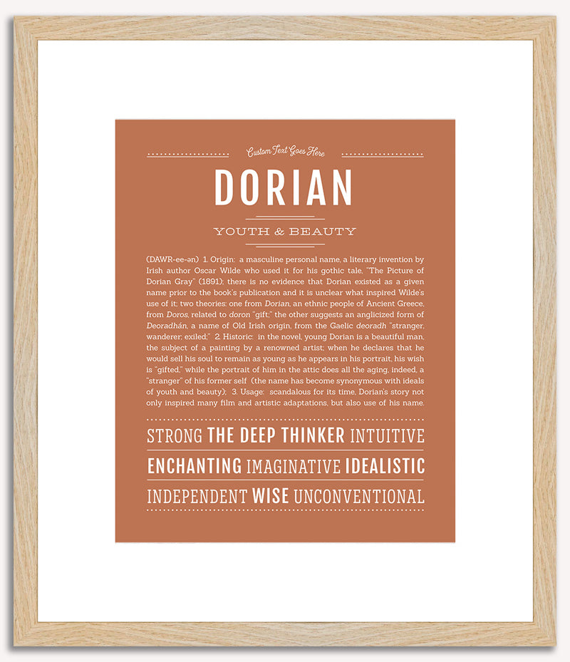 Dorian | Name Art Print