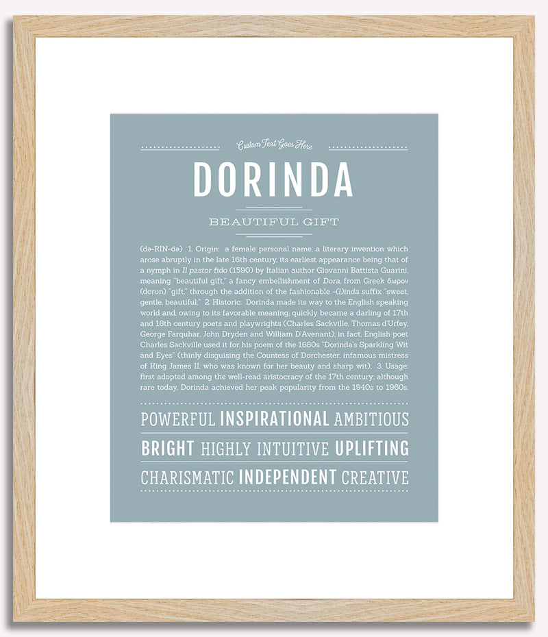 Dorinda | Name Art Print