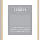 Dorothy | Name Art Print