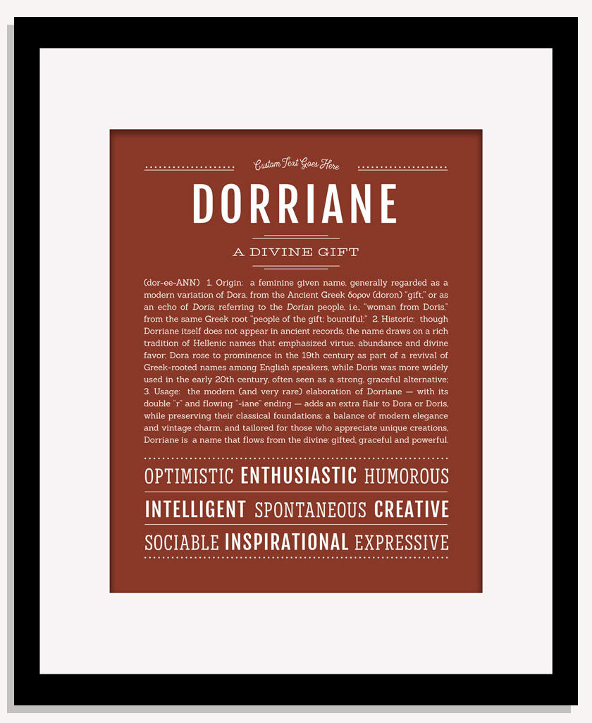 Dorriane | Name Art Print