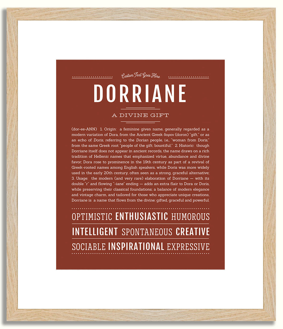 Dorriane | Name Art Print