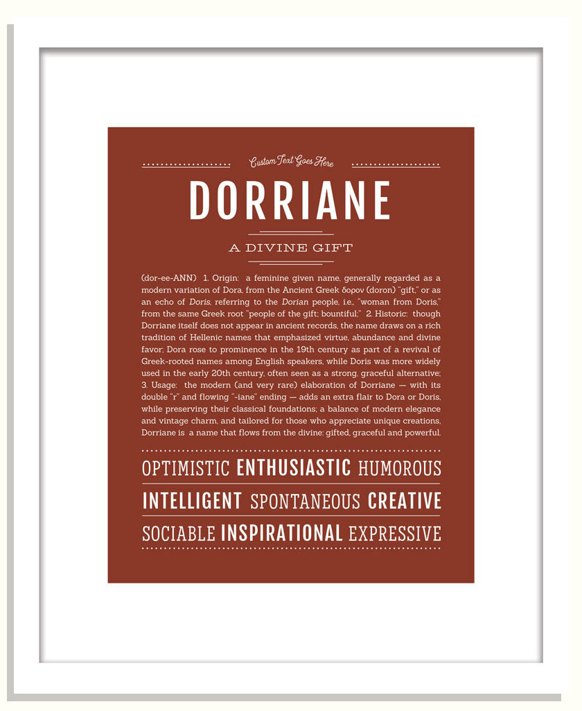 Dorriane | Name Art Print