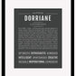 Dorriane | Name Art Print