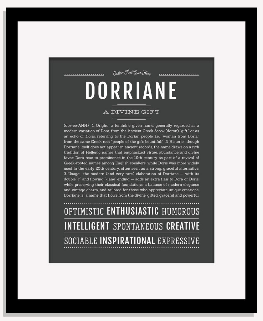 Dorriane | Name Art Print