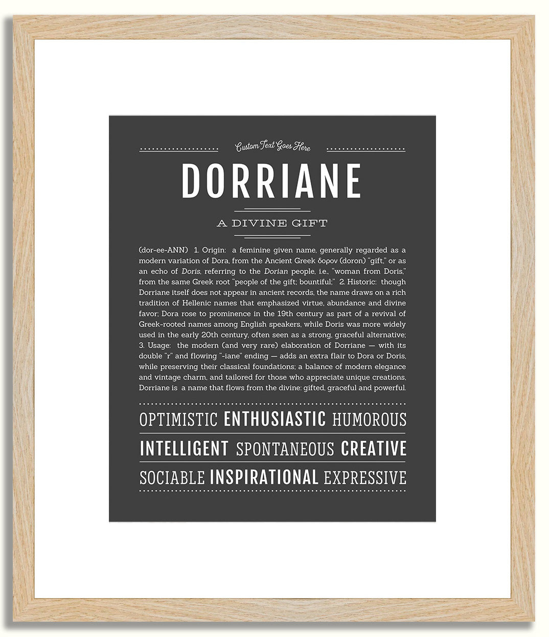 Dorriane | Name Art Print