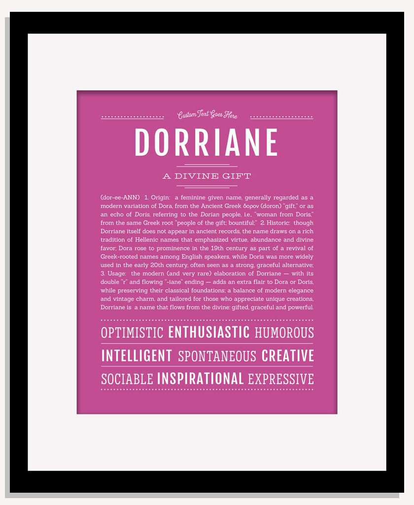 Dorriane | Name Art Print