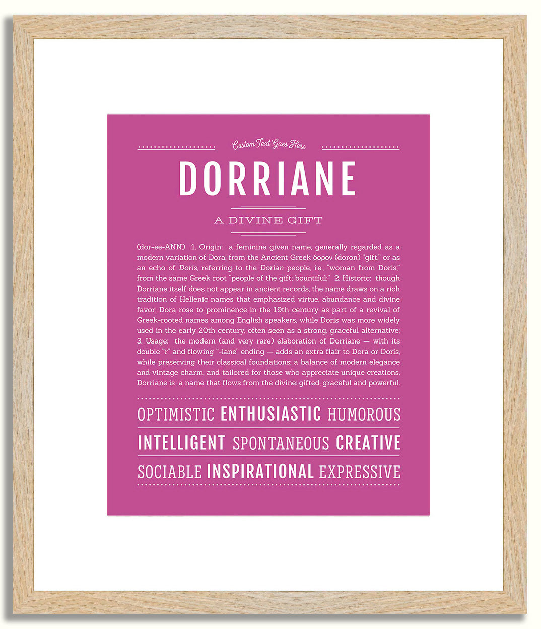 Dorriane | Name Art Print