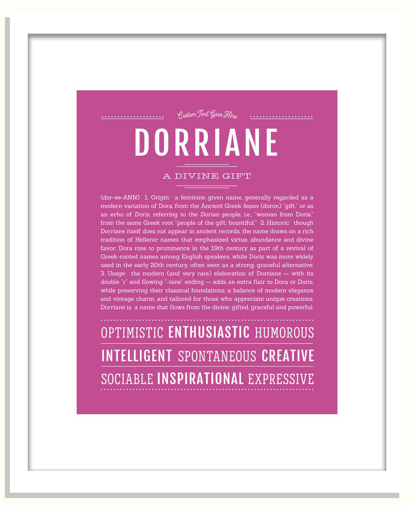 Dorriane | Name Art Print