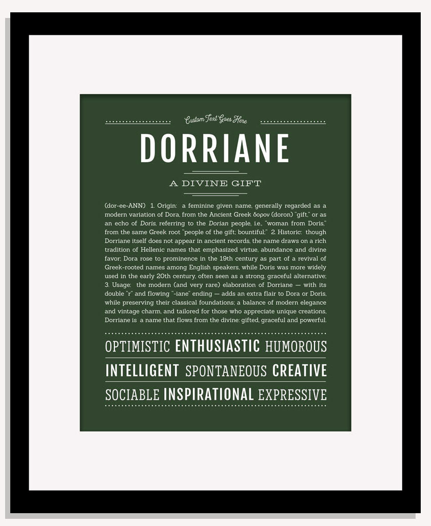 Dorriane | Name Art Print