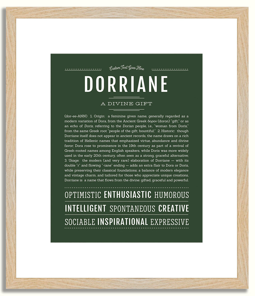 Dorriane | Name Art Print