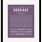 Dorriane | Name Art Print