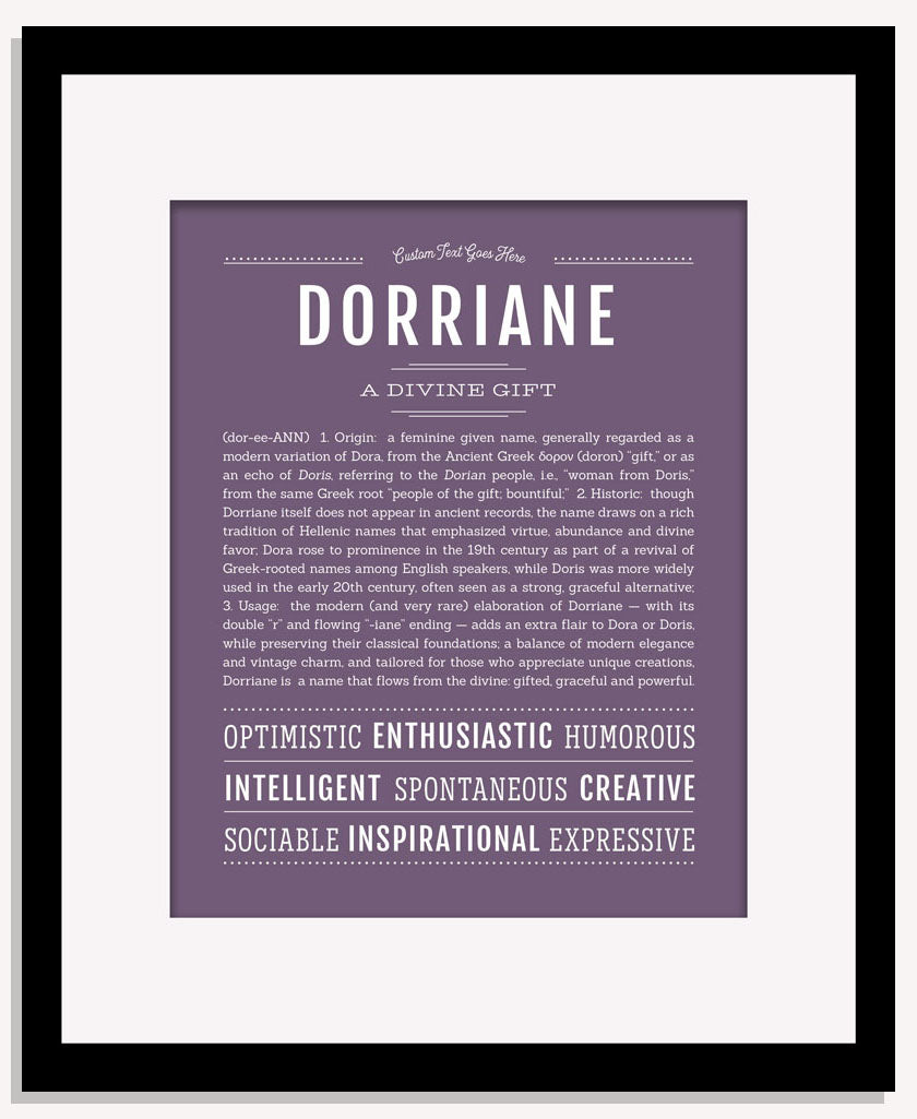 Dorriane | Name Art Print