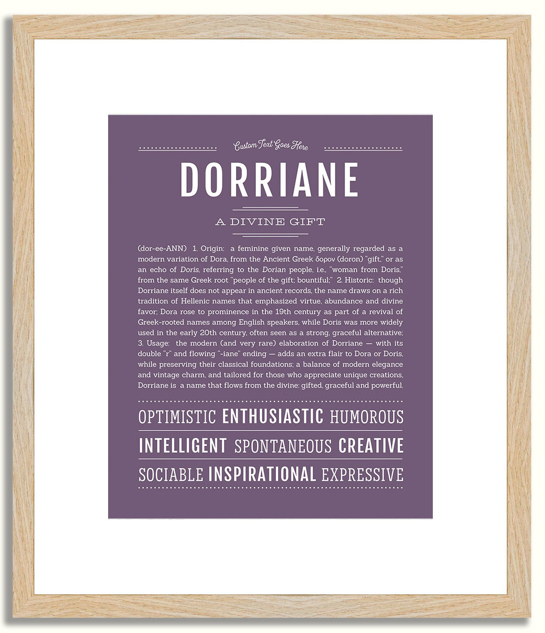 Dorriane | Name Art Print