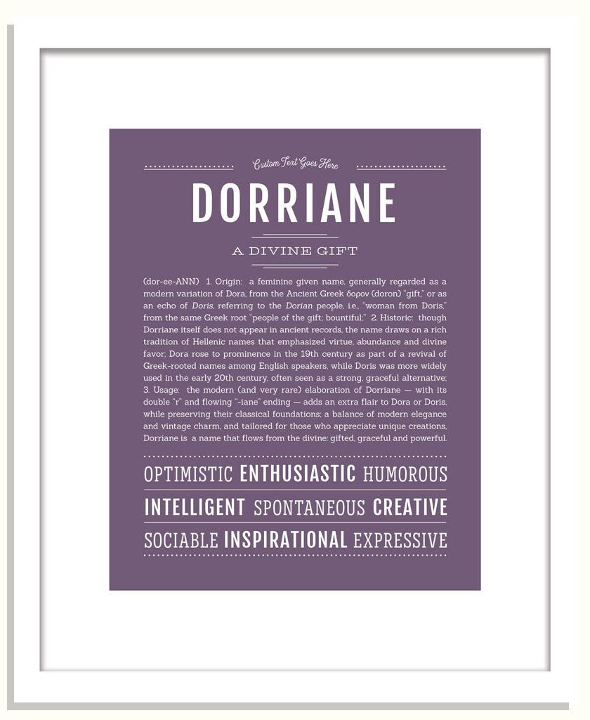 Dorriane | Name Art Print