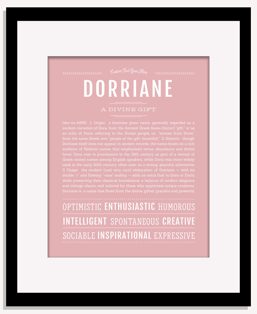 Dorriane | Name Art Print
