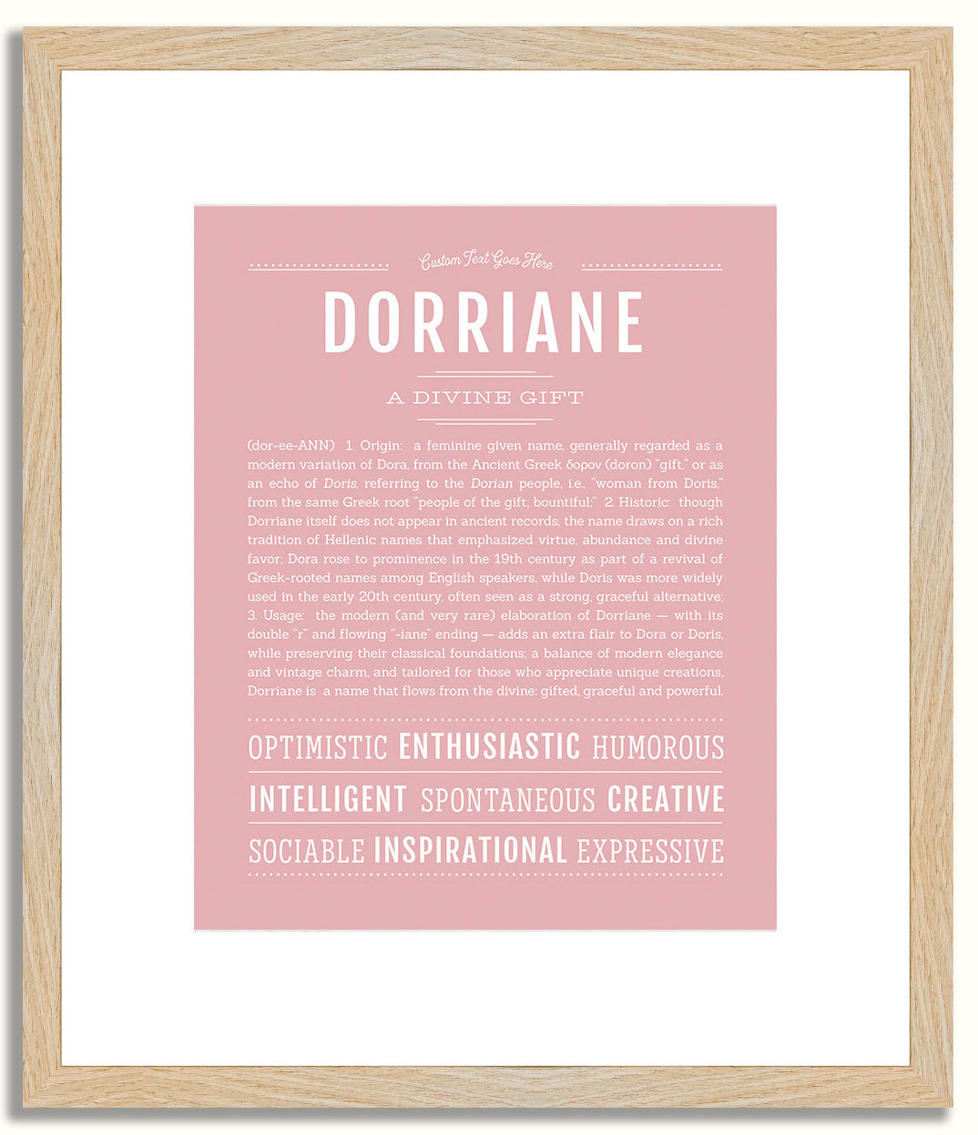 Dorriane | Name Art Print